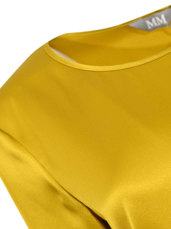 The Best Shops Max Mara: Blusen - Bluse - Dunkelgelb