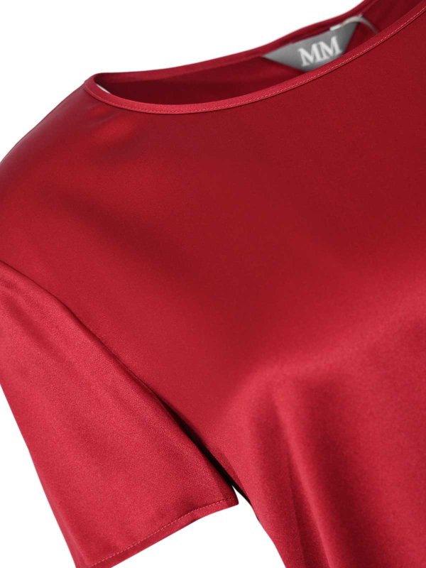 The Best Shops Max Mara: Blusen - Bluse - Rot