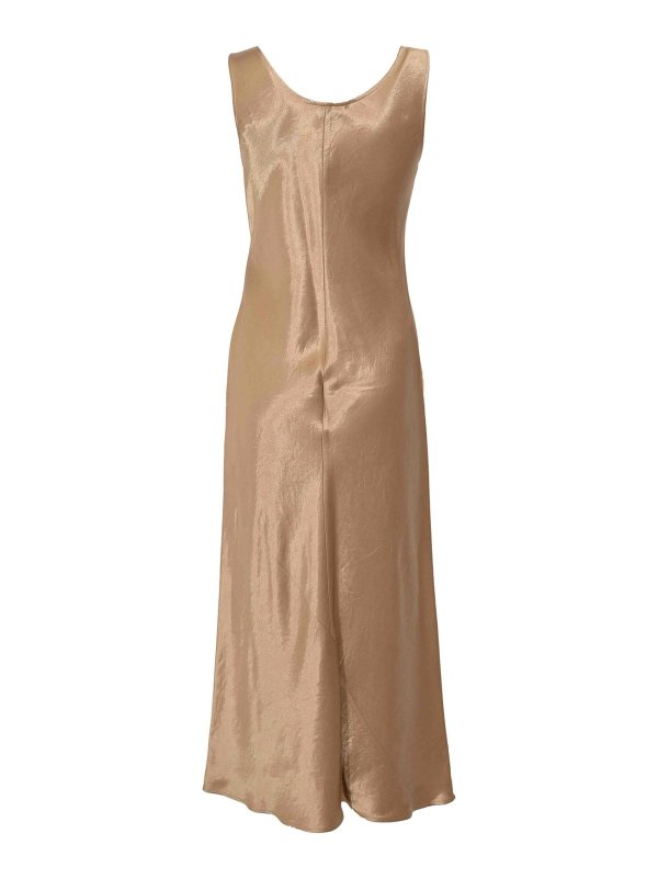 Max Mara: ニーレングスドレス online - 膝丈ドレス - ベージュ