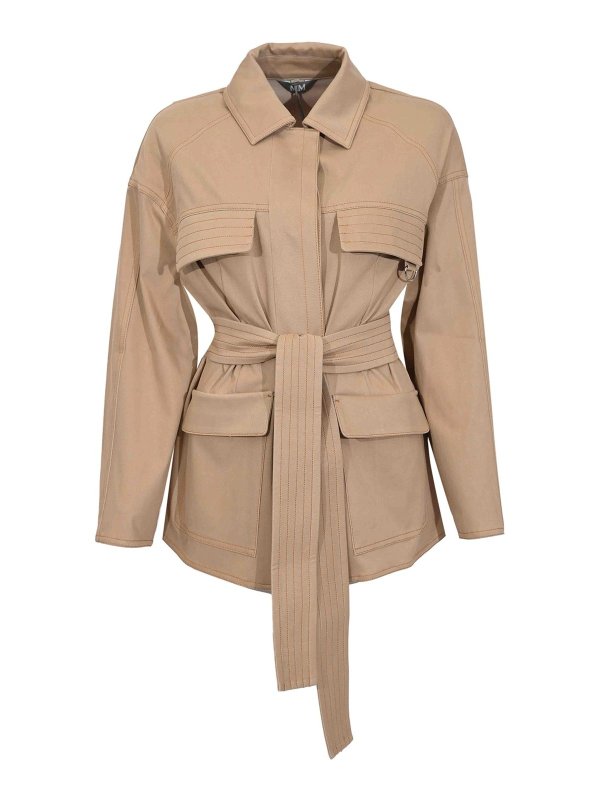 Max Mara: カジュアルジャケット - カジュアルジャケット - ベージュ