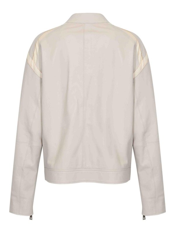 PATRIZIA PEPE: casual jackets online - The Racing Skin Biker Leather Jacket