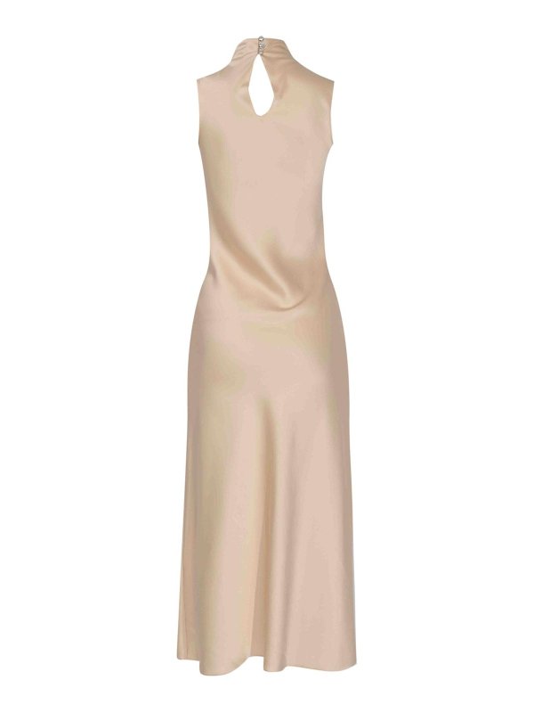 PATRIZIA PEPE: Robe longueur genou online - Robe Au Genou - Gris Clair