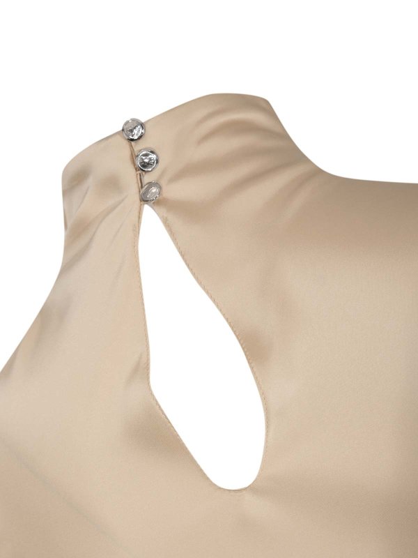 The Best Shops PATRIZIA PEPE: Robe longueur genou - Robe Au Genou - Gris Clair