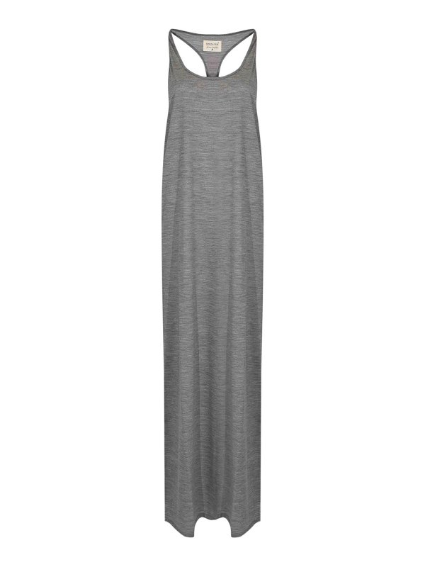 PATRIZIA PEPE: Maxi robe - Maxi Robe - Gris