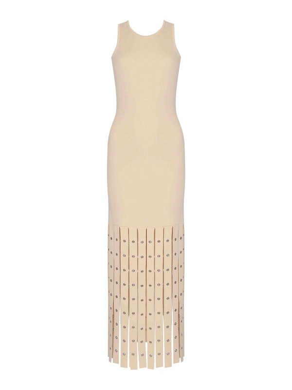 PATRIZIA PEPE: Robes de soirée - Robe De Soirée - Blanc