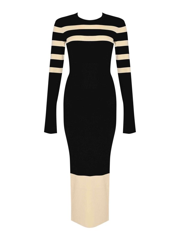 PATRIZIA PEPE: Robe longueur genou - Robe Au Genou - Multicolore