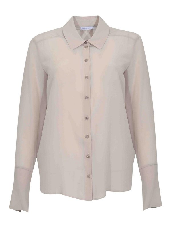 PATRIZIA PEPE: Camisas - Camisa - Gris Claro