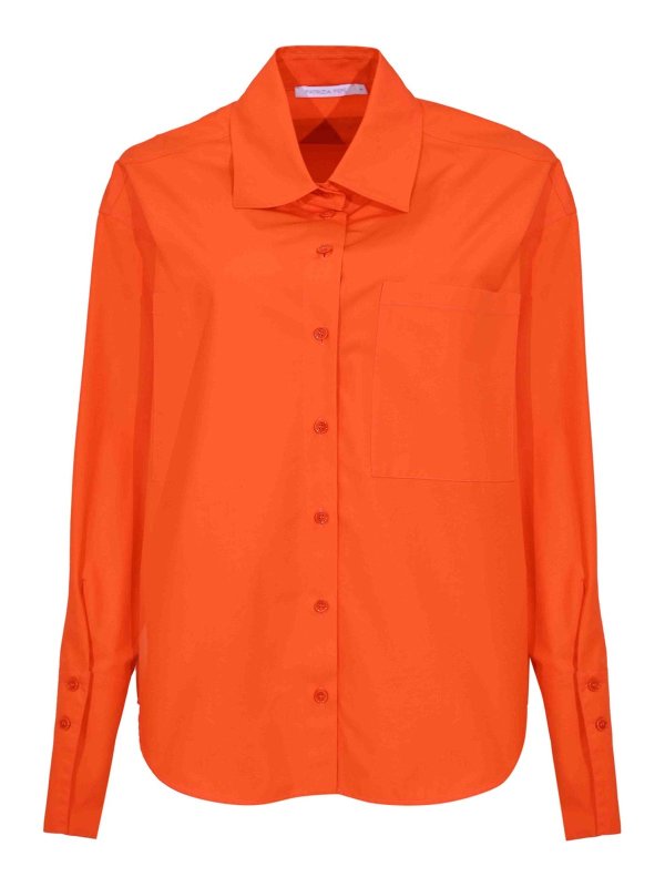 PATRIZIA PEPE: Camisas - Camisa - Naranja