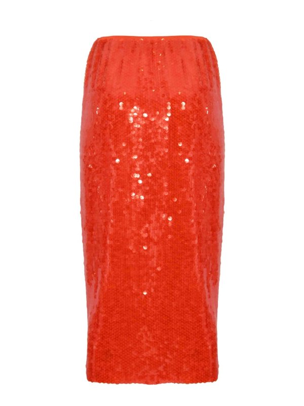 PATRIZIA PEPE: Jupes midi et au genou online - Jupe Midi - Orange