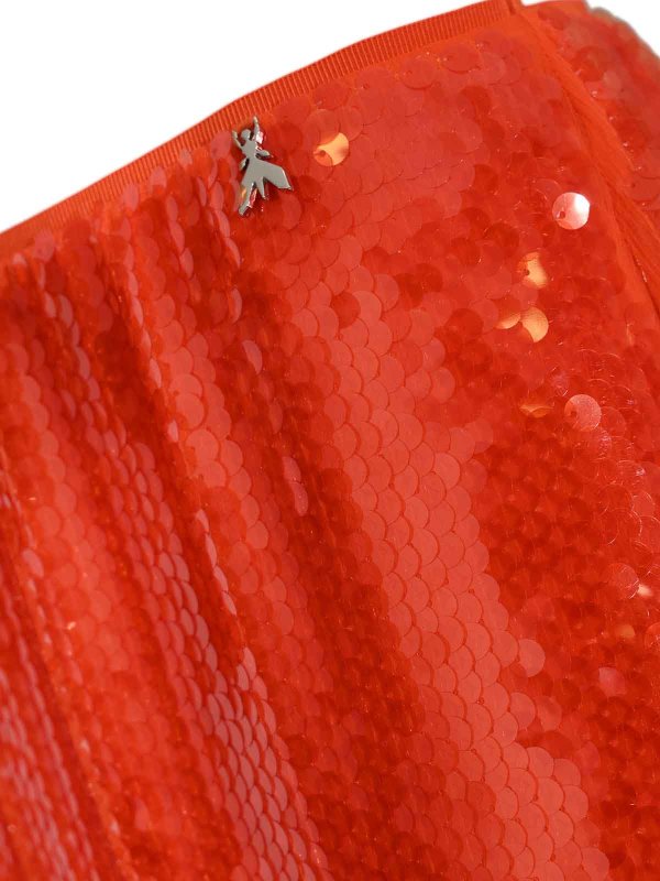 The Best Shops PATRIZIA PEPE: Jupes midi et au genou - Jupe Midi - Orange