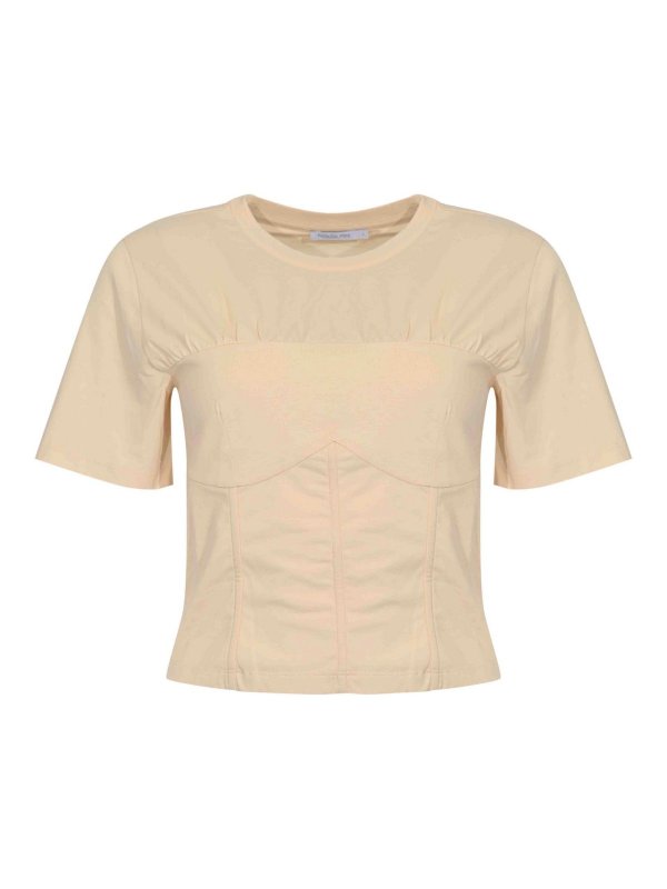 PATRIZIA PEPE: T-shirts - T-Shirt - Blanc