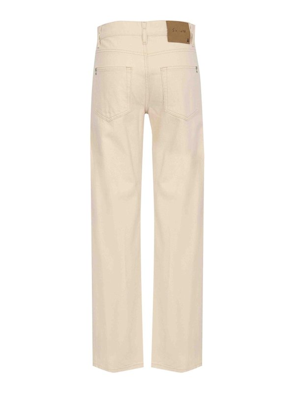PATRIZIA PEPE: Jeans à jambe droite online - Jean Droit - Beige