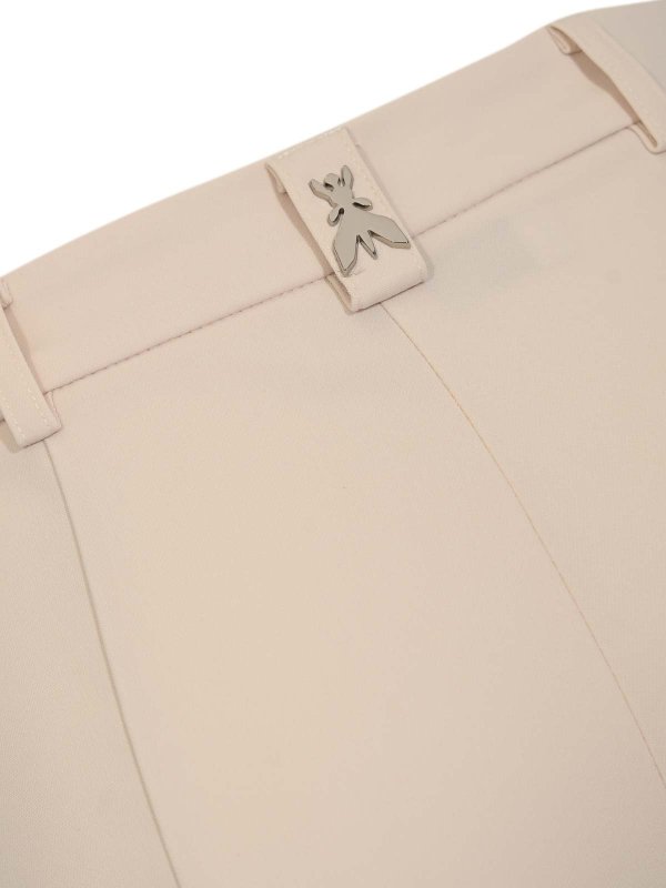 The Best Shops PATRIZIA PEPE: pantaloni casual - Pantaloni Slim In Crpe Stretch Warm Ivory