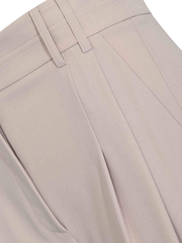 The Best Shops PATRIZIA PEPE: Pantalons casual - Pantalons Décontractés - Gris Clair