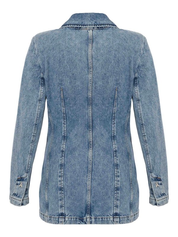 PATRIZIA PEPE: giacche blazer online - Blazer In Denim Di Cotone