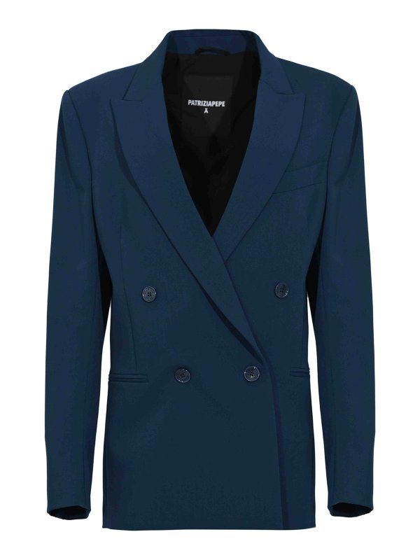 PATRIZIA PEPE: giacche blazer - Blazer Doppiopetto Oversize
