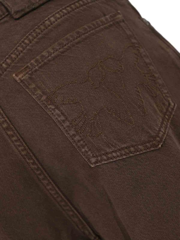 The Best Shops Pinko: ブーツカットジーンズ - ブーツカットジーンズ - ブラウン