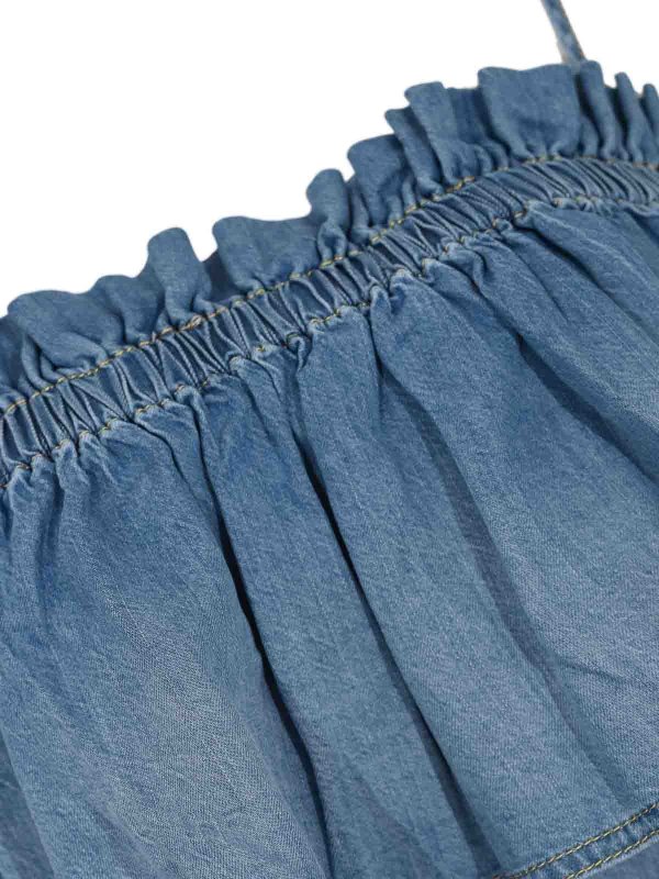 The Best Shops Pinko: ニーレングスドレス - 膝丈ドレス - デニム