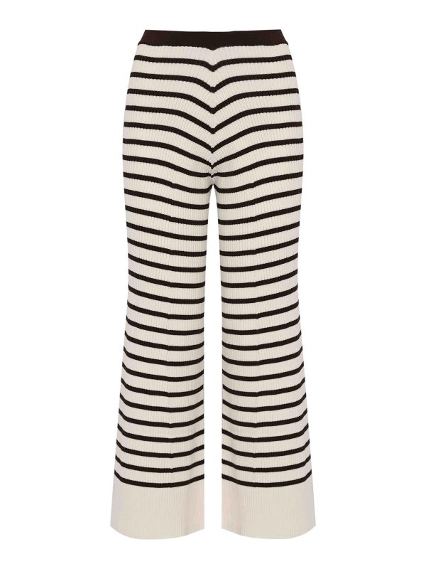 Semicouture: カジュアルトラウザー - カジュアルパンツ - ブラウン