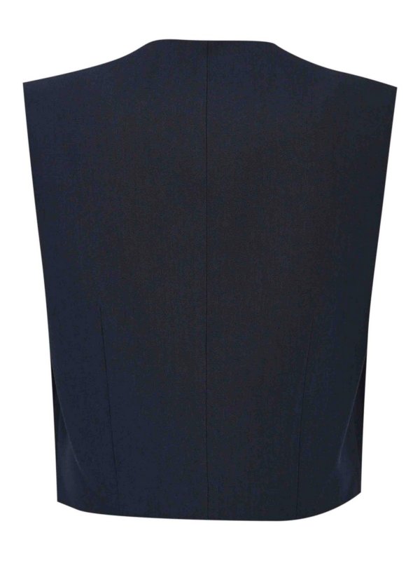 Semicouture: ベスト＆チョッキ online - ウェストコート/ジレ - ブルー