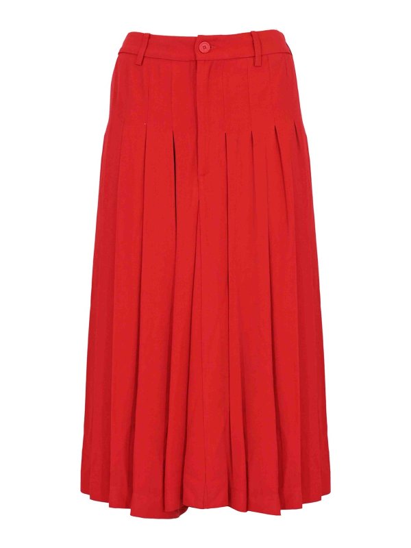 Semicouture: ニーレングススカート＆ミディ丈 - 膝丈/ミディスカート - マルチカラー