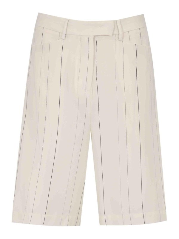 Semicouture: pantaloni shorts - Shorts Paloma In Misto Viscosa E Lana