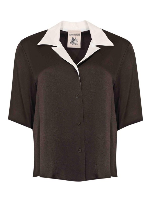 Semicouture: シャツ - シャツ - ブラウン