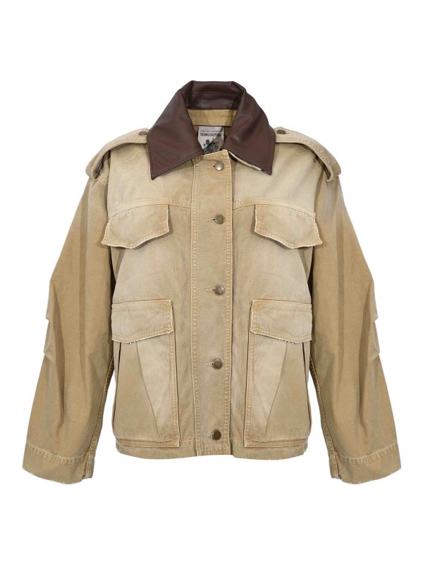 Semicouture: カジュアルジャケット - カジュアルジャケット - マルチカラー