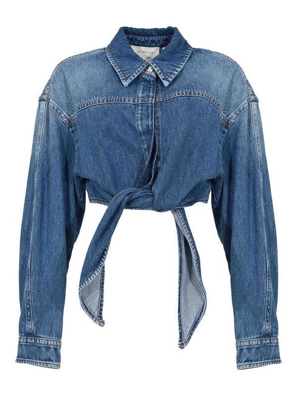 SPORTMAX: シャツ - シャツ - ブルー