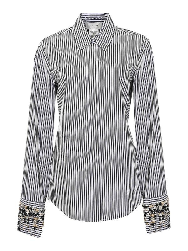 SPORTMAX: Camisas - Camisa - Negro