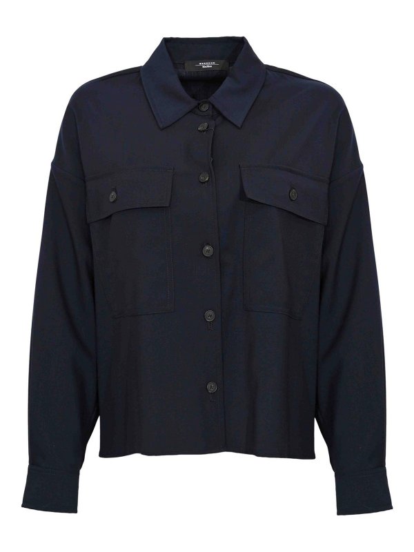 WEEKEND MAX MARA: カジュアルジャケット - カジュアルジャケット - ブルー