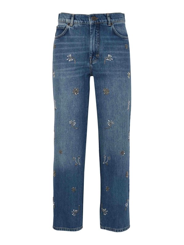 WEEKEND MAX MARA: ストレートジーンズ - ストレートジーンズ - ブルー