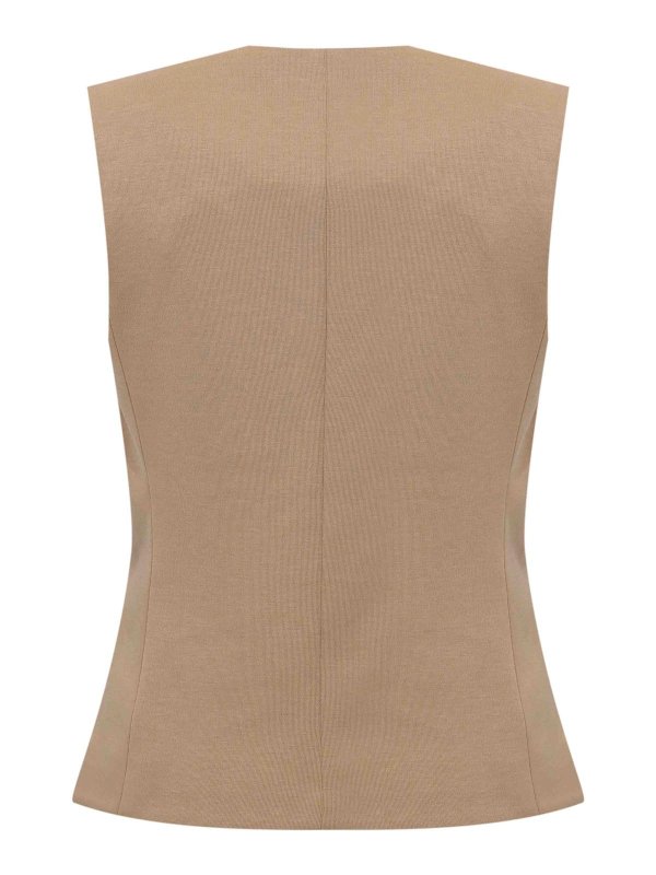 WEEKEND MAX MARA: ベスト＆チョッキ online - ウェストコート/ジレ - ブラウン