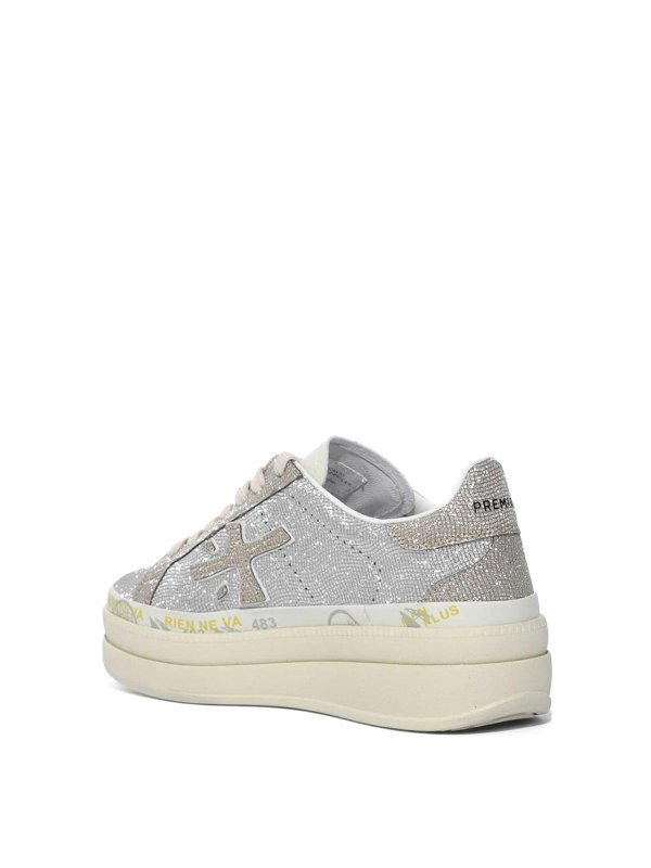 PREMIATA: Chaussures de sport online - Baskets - Argent