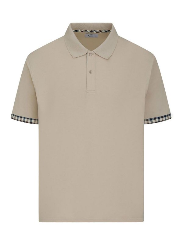 AQUASCUTUM ACTIVE: Tシャツ - Tシャツ - ベージュ