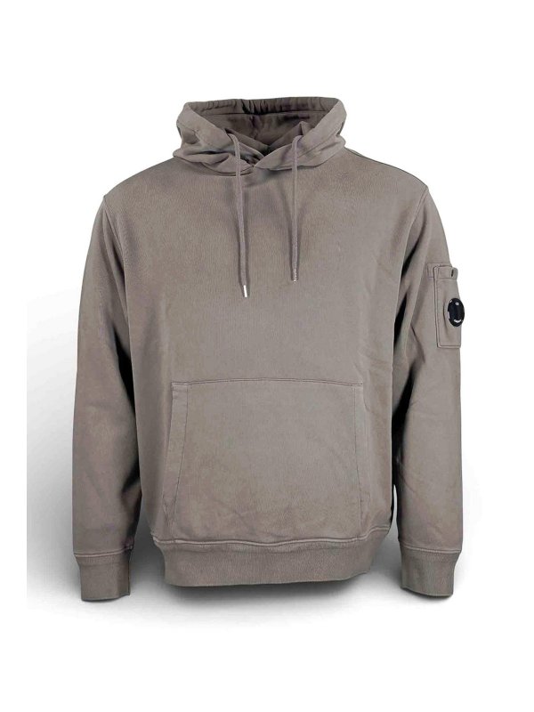 C.P. COMPANY: Sweatshirts & Pulls - Sweat-Shirts - Gris