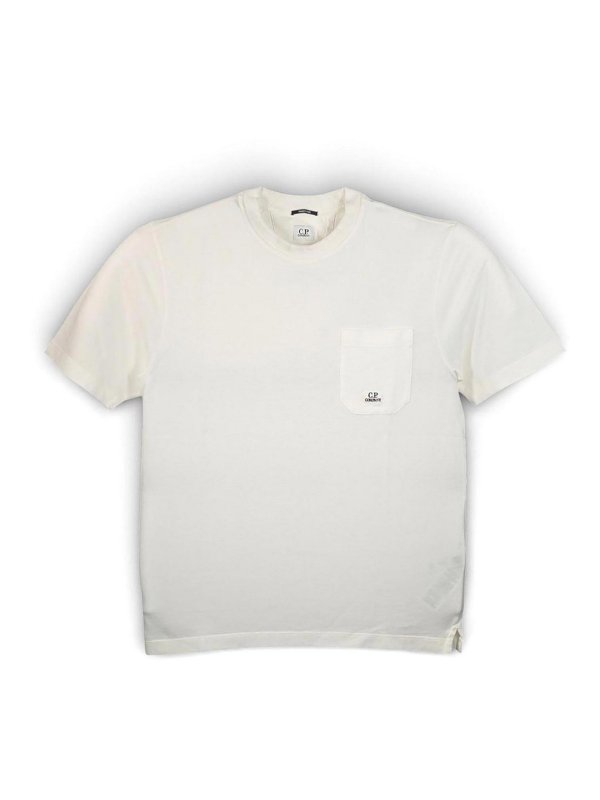 C.P. COMPANY: polo shirts - White  Polo