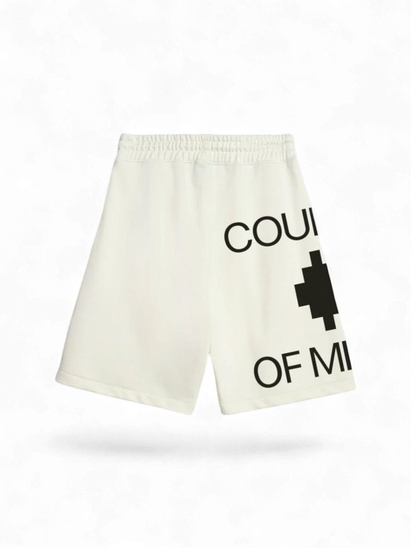 Marcelo Burlon County Of Milan: Shorts online - Short - Beige Foncé