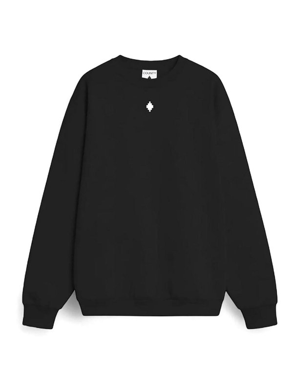 Marcelo Burlon County Of Milan: Sudaderas y suéteres - Sudadera - Negro