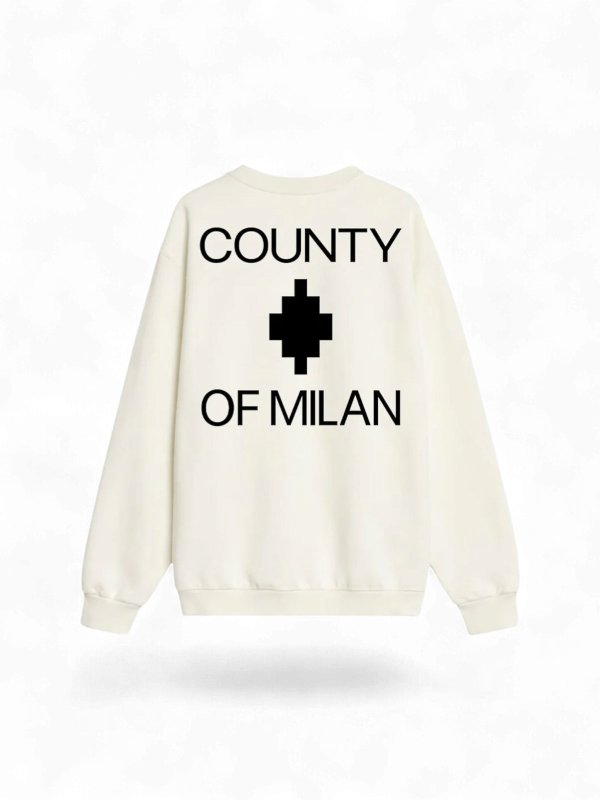 Marcelo Burlon County Of Milan: Sweatshirts & Pulls online - Sweat-Shirts - Beige Foncé