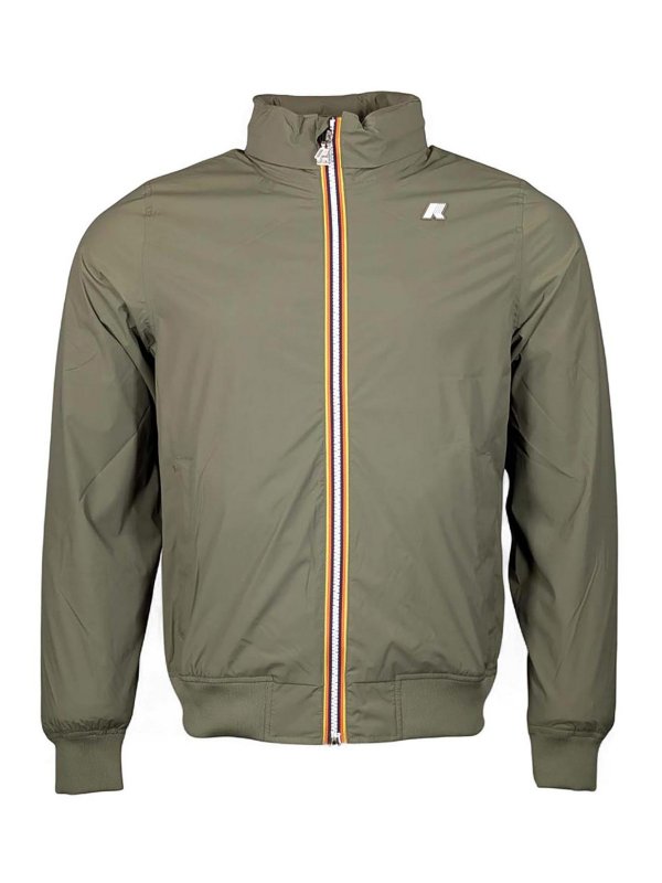 K-WAY: cappotti al ginocchio - Giacca  Verde