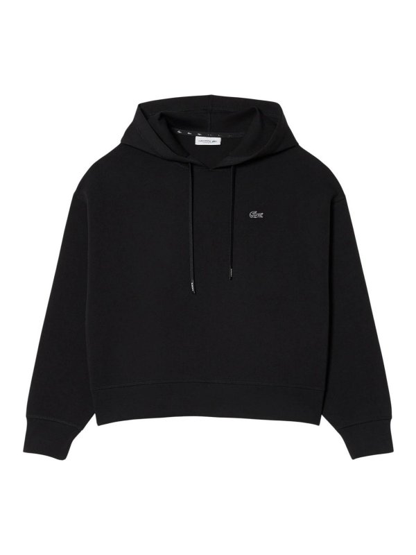 LACOSTE: Sweatshirts & Sweaters - Black shirts