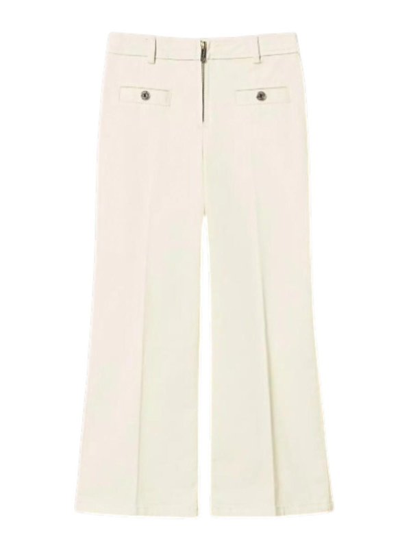 TWINSET: カジュアルトラウザー - カジュアルパンツ - 白