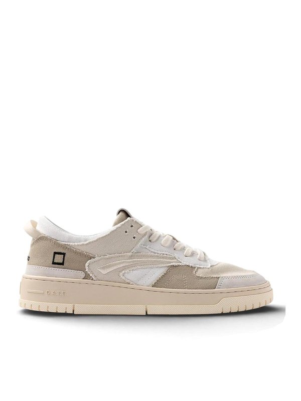 D.A.T.E.: Chaussures de sport - Baskets - Beige