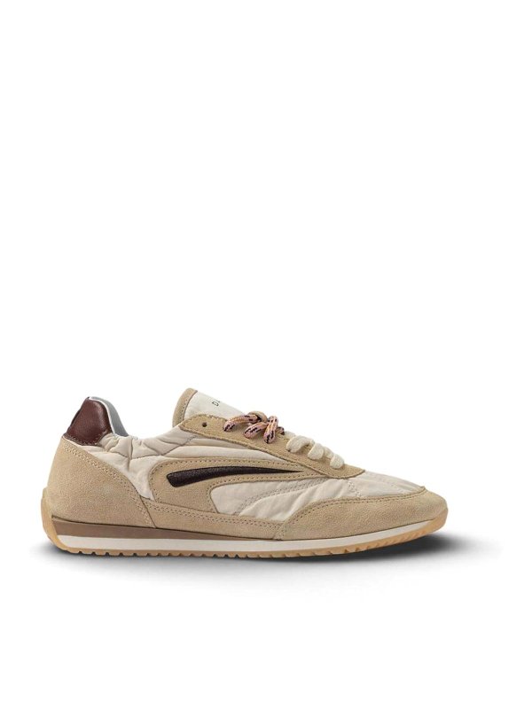 D.A.T.E.: Chaussures de sport - Baskets - Beige