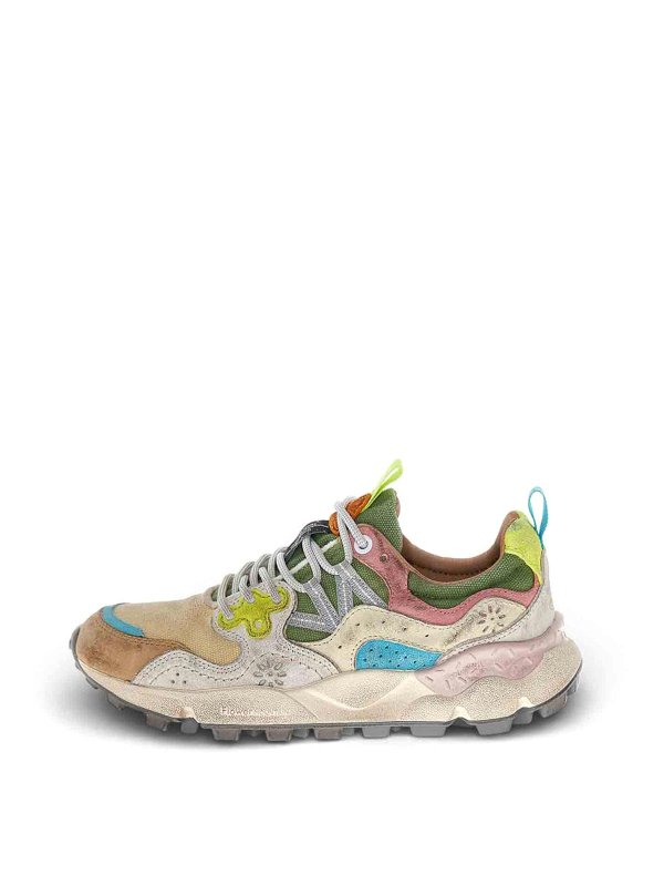 FLOWER MOUNTAIN: スニーカー - スニーカー - ベージュ