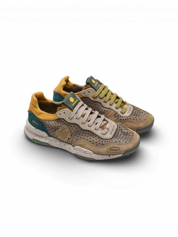 SATORISAN: trainers online - Loden Brown sneakers