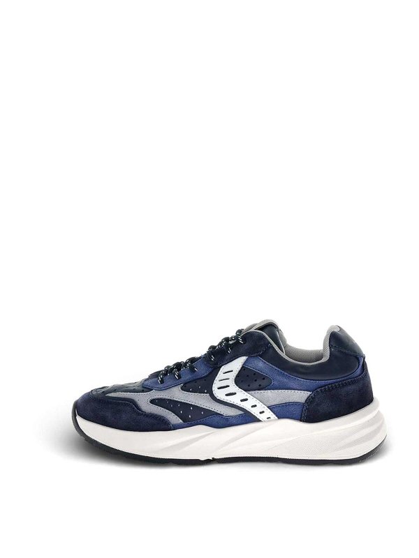 VOILE BLANCHE: trainers - Blue Sneakers