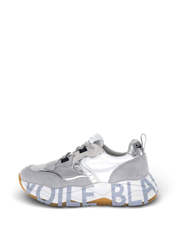 VOILE BLANCHE: trainers - Gray Sneakers