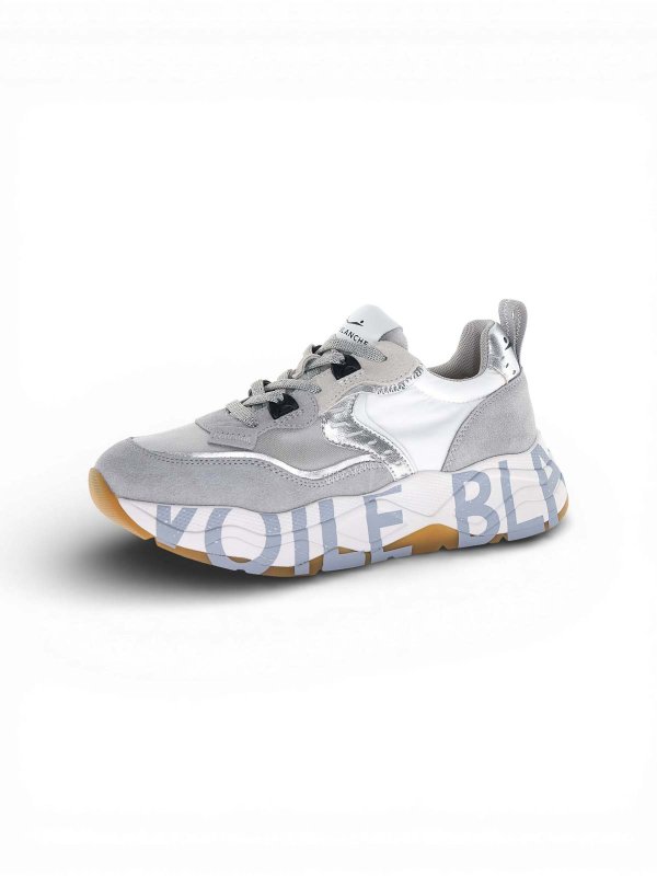 VOILE BLANCHE: trainers online - Gray Sneakers